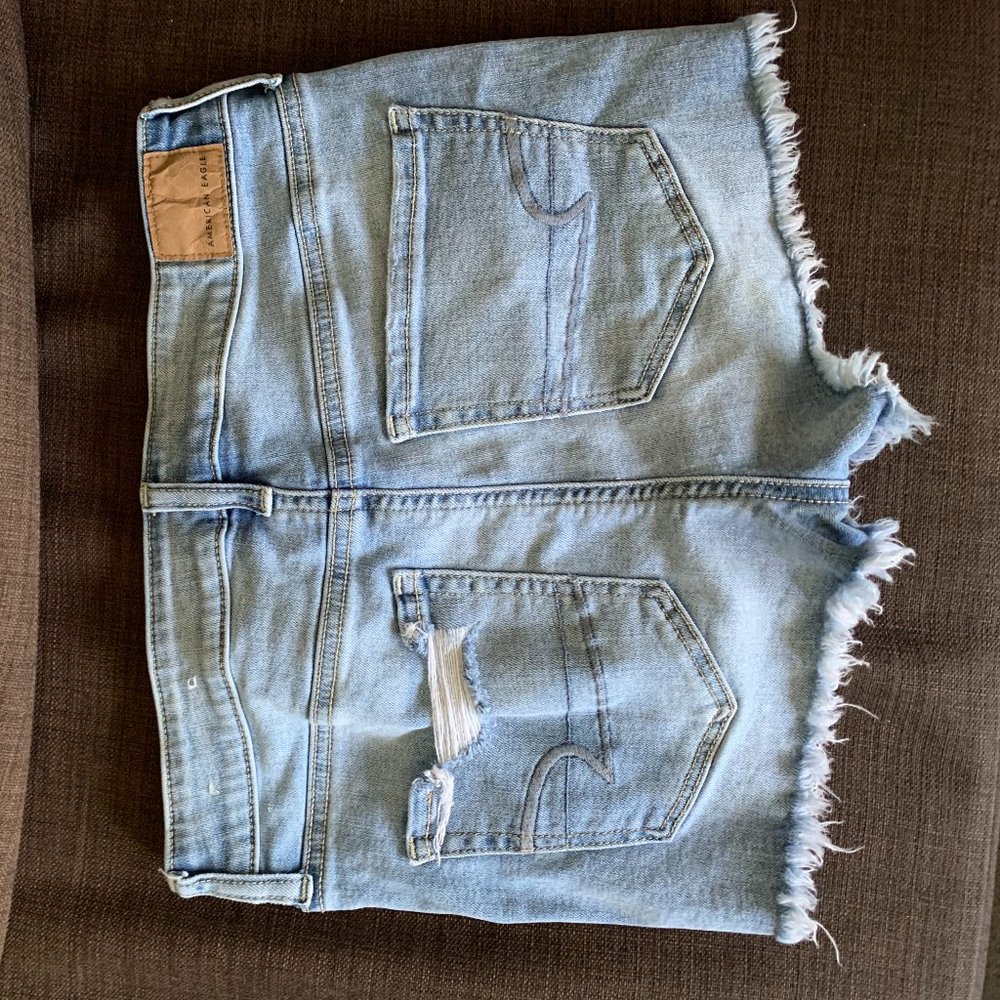 Distressed Jean Shorts - Picture 2 of 2